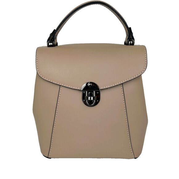 Luana Ferracuti Backpack Purse Convertible Straps Top Handle Italian Leather Bag - Picture 1 of 12